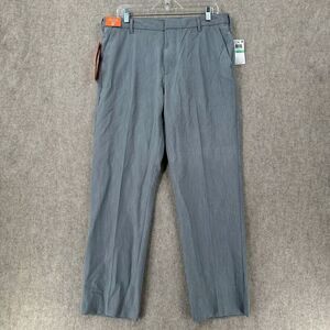 Van Heusen Even Temp Traveler‎ Straight Fit Grey Dress Pants Mens 34x30 Slacks